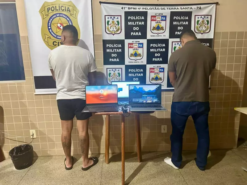 Servidor público e técnico presos por peculato após furto de notebooks de hospital no Pará