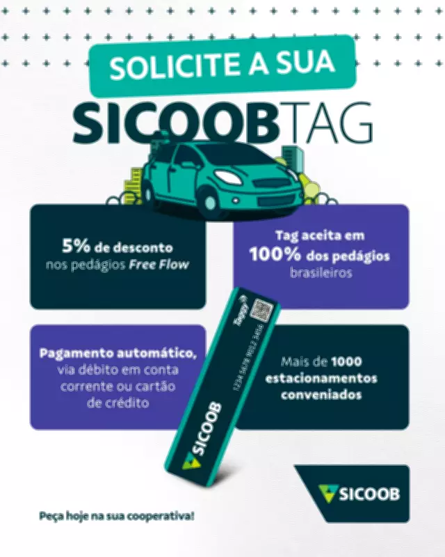 Sicoob Tag oferece desconto e facilita pedágio Free Flow na BR-364 em Rondônia