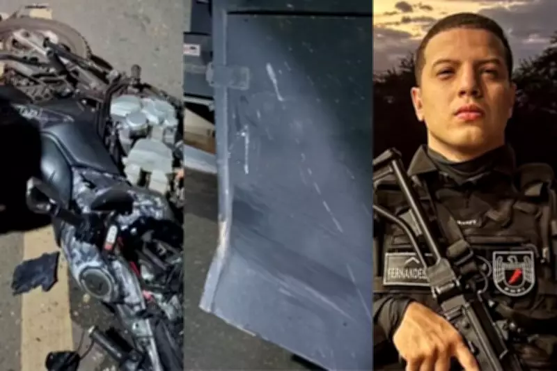 Soldado da PM morre em acidente no Piauí; caminhoneiro preso por omissão de socorro