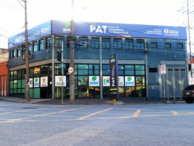 Sorocaba oferece 249 vagas de emprego no Sine Municipal a partir de 5 de janeiro