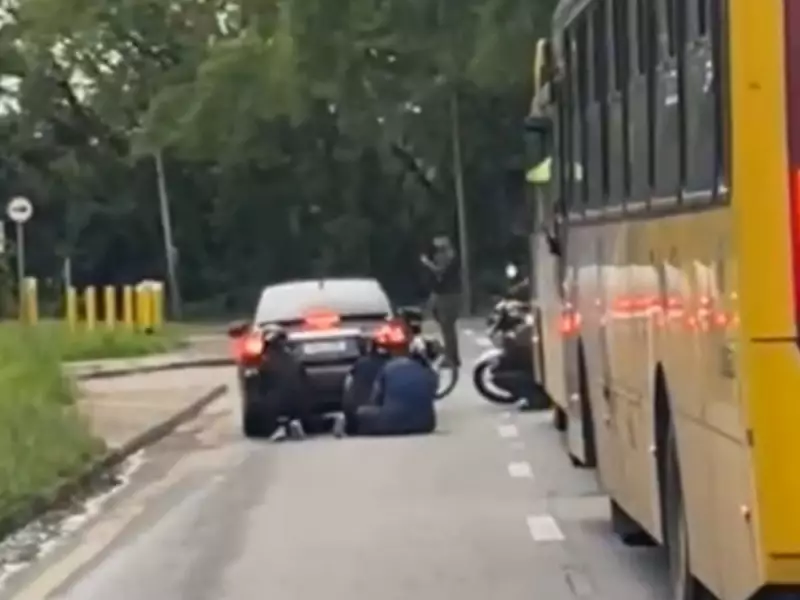 Suspeito morre em confronto com PM após roubo de carro em Cubatão