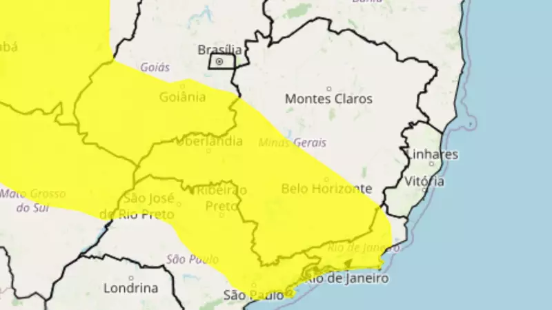 Tempestade com ventos de 60 km/h ameaça BH e mais 504 cidades de MG, alerta Inmet