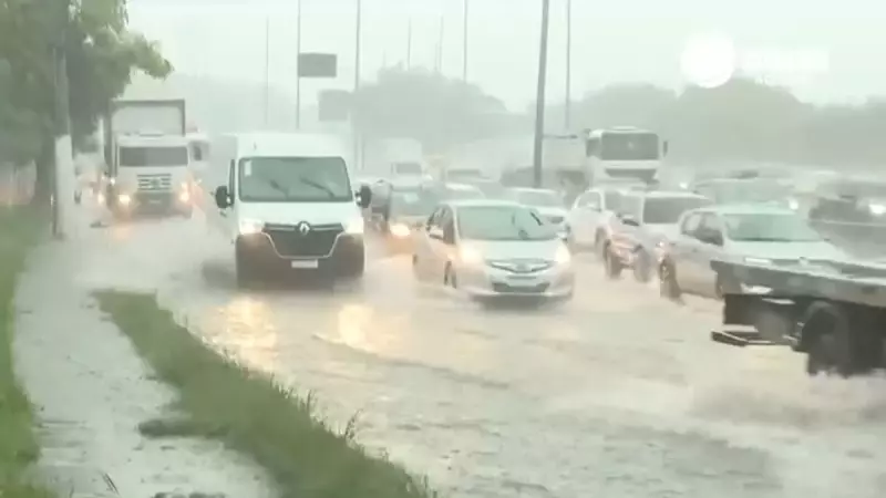 Temporal em SP causa 500 km de engarrafamentos, alagamentos e quedas de árvores