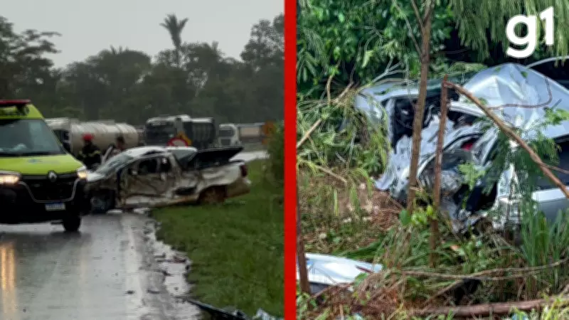 Tragédia na BR-364: Recém-casado morre em acidente envolvendo caminhão e dois carros em Jaciara