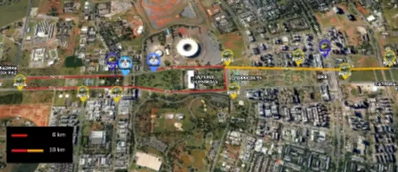 Trânsito do DF terá interdições no Eixo Monumental neste fim de semana por eventos esportivos