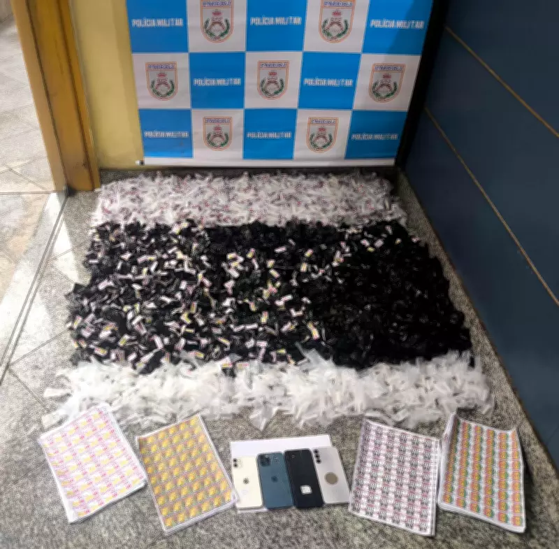Três presos com mais de 3 kg de cocaína em Mendes após operação policial