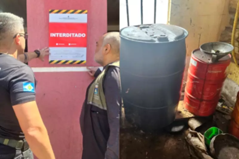 Três presos em Cuiabá por descarte ilegal de óleo em drenagem pluvial