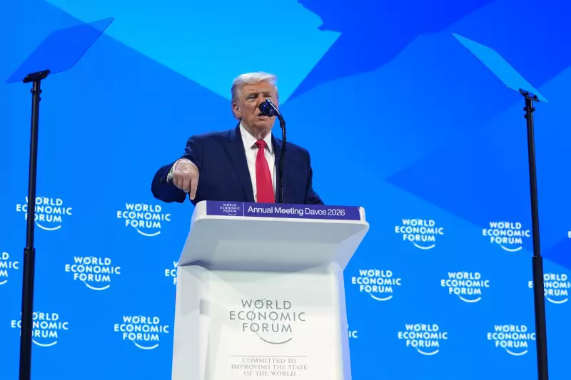 Trump reafirma interesse na Groenlândia em Davos e critica aliados europeus