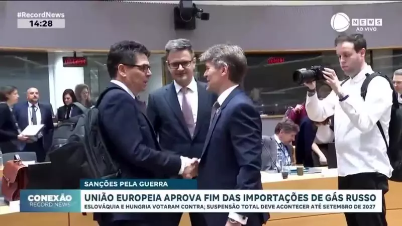 União Europeia aprova proibição total de importações de gás russo até 2027