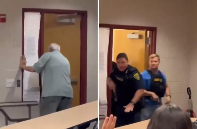 Vídeo que viraliza como ação do ICE em escola dos EUA é falso; cena é de alarme de tiroteio