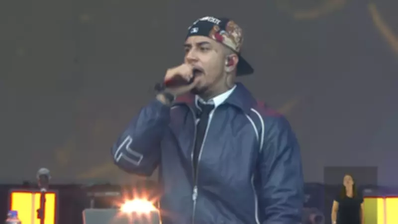 Veigh celebra espaço do trap no Planeta Atlântida de 30 anos com show histórico