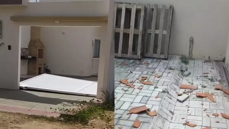 Ventania causa estragos em casas de bairro em Sobral, Ceará; moradores relatam susto