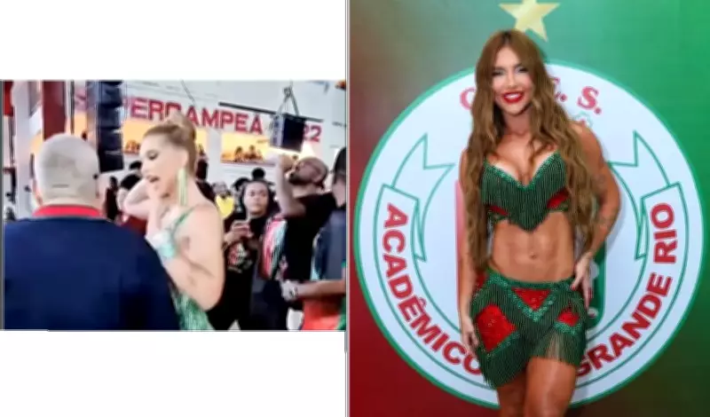 Virginia Fonseca é repreendida por presidente da Grande Rio durante ensaio