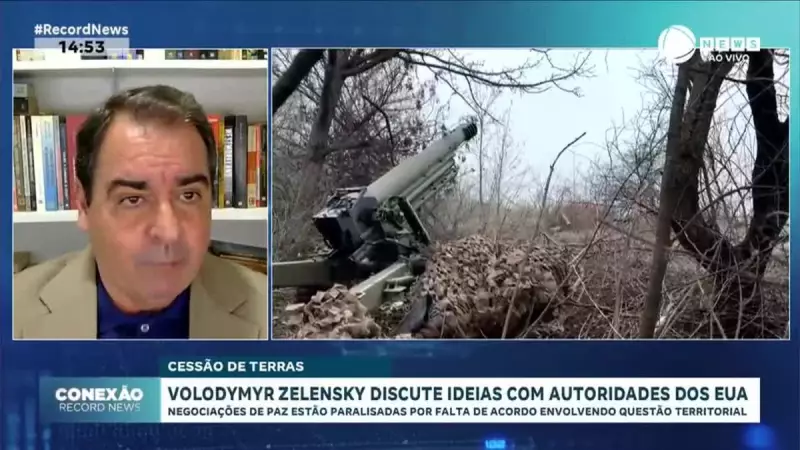 Zelensky discute cessão de terras com EUA para destravar paz