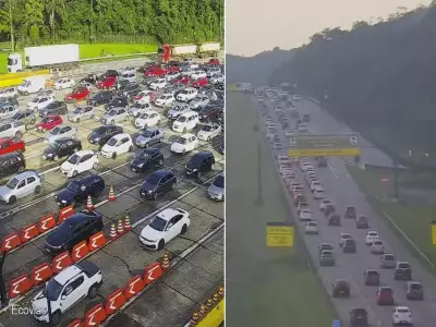 13 km de lentidão no Sistema Anchieta-Imigrantes neste sábado (17)