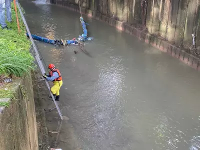 Casal desaparece após carro ser arrastado por enxurrada na Zona Sul de SP