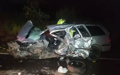 Colisão frontal na MGC-369 mata motorista e fere 7 pessoas em Campos Gerais
