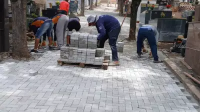 Prefeitura de Poços de Caldas avança com revitalização das alamedas do Cemitério da Saudade