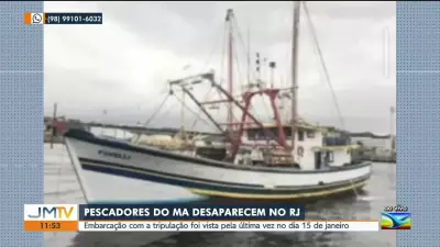 Seis pescadores desaparecem no litoral fluminense após saída de barco em Niterói