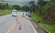 Acidente fatal na BR-267 em Bom Jardim de Minas deixa dois mortos e um ferido grave