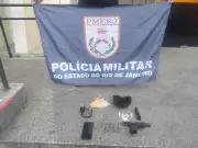 Adolescente de 15 anos é apreendido com arma e drogas em Resende