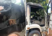Bíblia permanece intacta após incêndio criminoso em caminhão de família em Palmas