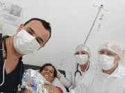 Bebê recebe nome do médico após nascer em unidade de saúde em Blumenau