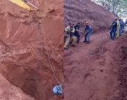 Caso Dagmar: vídeo mostra resgate do corpo de idosa de poço de 27 metros em Bauru
