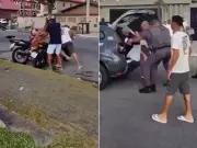 Espancamento em Peruíbe: marido agride esposa até desmaiar na orla