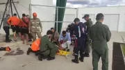 Funcionário cai em cisterna de 4 metros durante trabalho no Aeroporto de Sobral