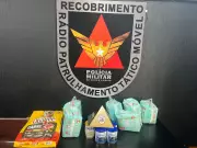 Gangue da marcha ré arromba farmácia em BH: 1 preso e 2 apreendidos