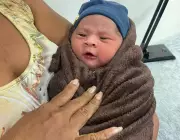 Iudi Raniel, primeiro bebê de 2026 em Roraima, nasce dois dias antes do previsto