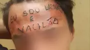 Jovem com tatuagem 'eu sou ladrão e vacilão' na testa é preso por furto em UBS de Diadema