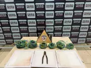 Jovem de 19 anos é preso em flagrante por furto de cabos elétricos em obra de Guanhães