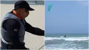 Kitesurfista morre afogado após desaparecer no mar na Praia da Baleia, em Itapipoca