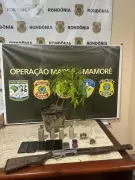 Mulher presa com 4 granadas em Guajará-Mirim, RO, durante operação