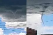 Nuvem funil assusta moradores em Campo Grande; fenômeno é fase inicial de tornado