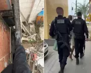 PM escala muro alto em operação e prende suspeito com drogas em Macaé