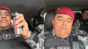 PM usa spray de pimenta dentro de viatura fechada no Piauí; caso é investigado