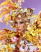 Sabrina Sato revela fantasia com onça e flores para ensaio técnico da Vila Isabel