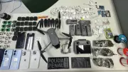 Trio é preso por tentar enviar drogas e celulares para presídios com drone no Ceará