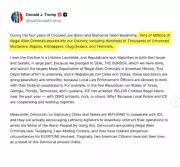 Trump culpa democratas por morte de americano em operação do ICE em Minneapolis