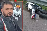 Vídeo flagra acidente fatal de motociclista em curva da MT-251