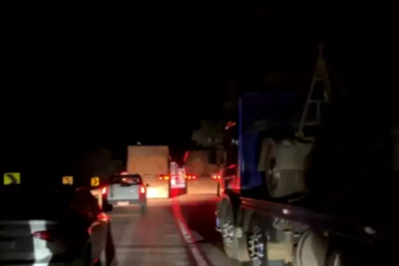 Acidente com múltiplos veículos interdita Serra de São Vicente em Rondonópolis por mais de uma hora