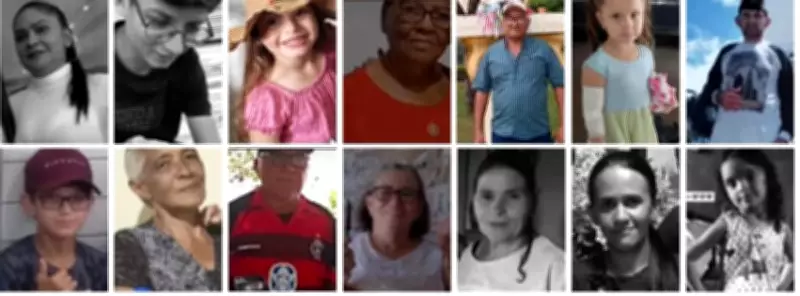 Acidente com ônibus de romeiros deixa 16 mortos no sertão de Alagoas; veja lista de vítimas