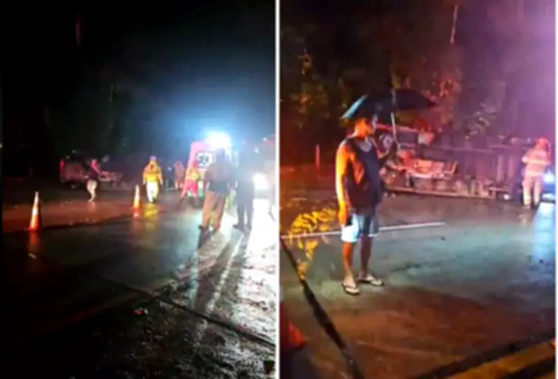 Acidente com van e quatro veículos na BR-116 deixa três mortos e oito feridos