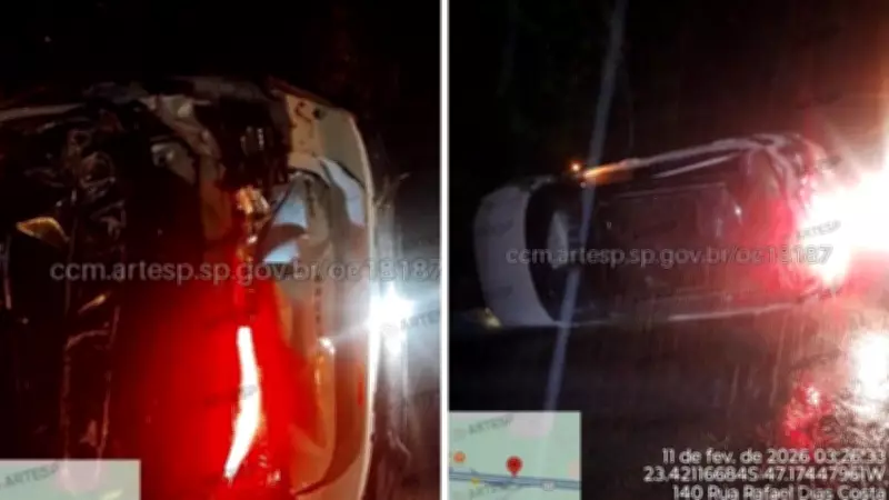 Acidente de trânsito em São Roque deixa três feridos e interdita rodovia