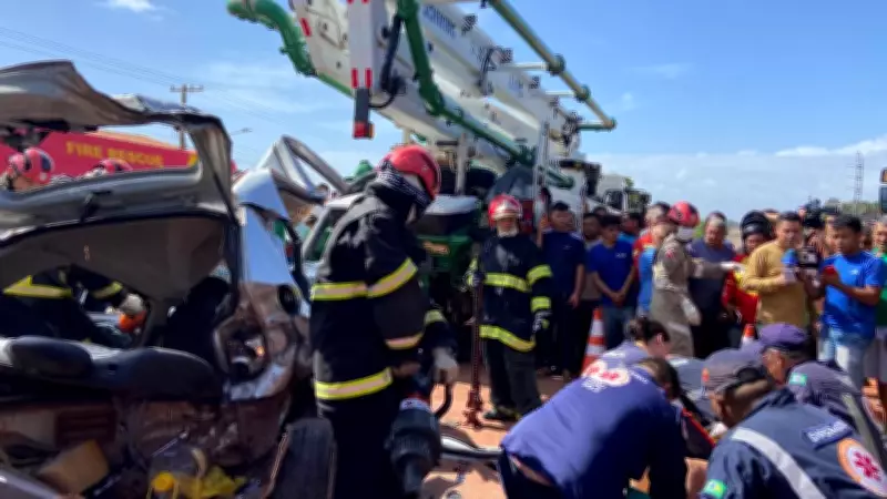 Acidente fatal entre caminhões e carro mata homem de 36 anos em Santarém, Pará