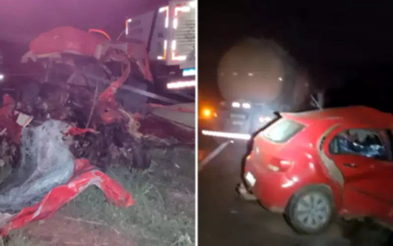 Acidente fatal na BR-414: Carro invade contramão e colide com carreta, cinco mortos em Goiás