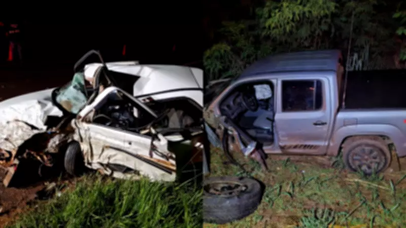 Acidente frontal na PR-323 em Perobal deixa um morto e dois feridos
